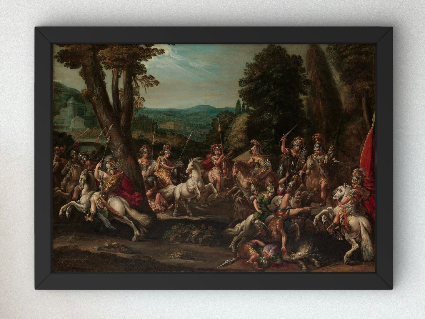 Triumph of the Amazons by Claude Deruet 1620, Wall Art Print, Fine Art Reproduction, Museum Quality Decor, Poster