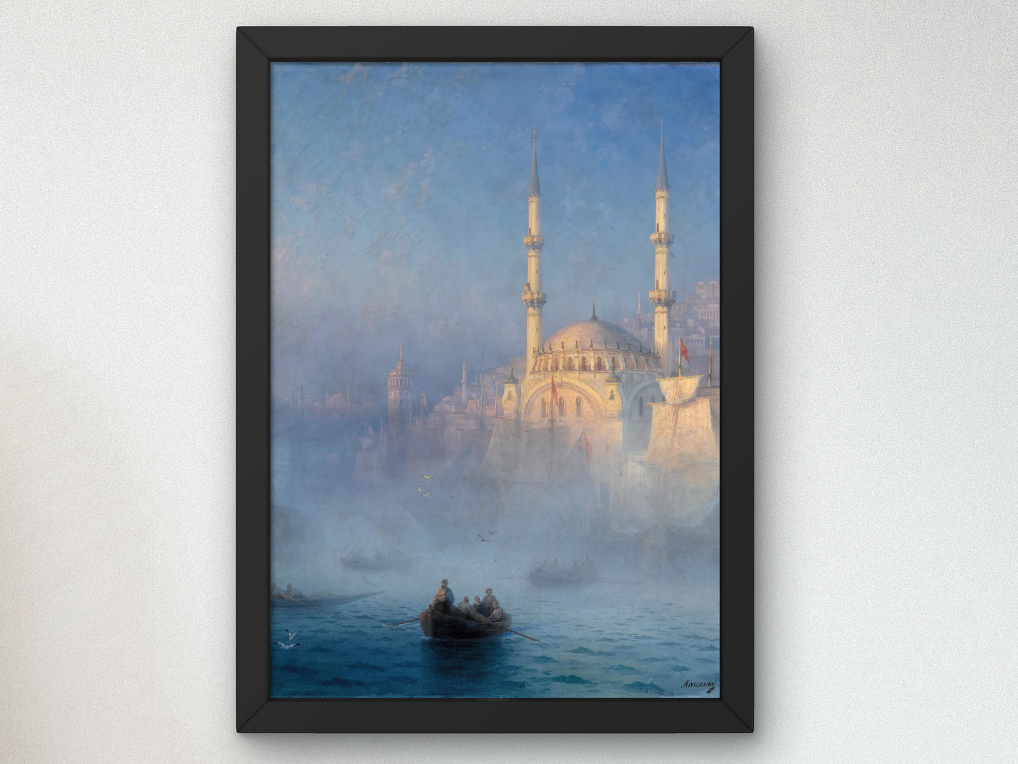 Constantinople by Ivan Konstantinovich Aivazovsky 1862, Wall Art Print, Fine Art Reproduction, Museum Quality Decor, Poster