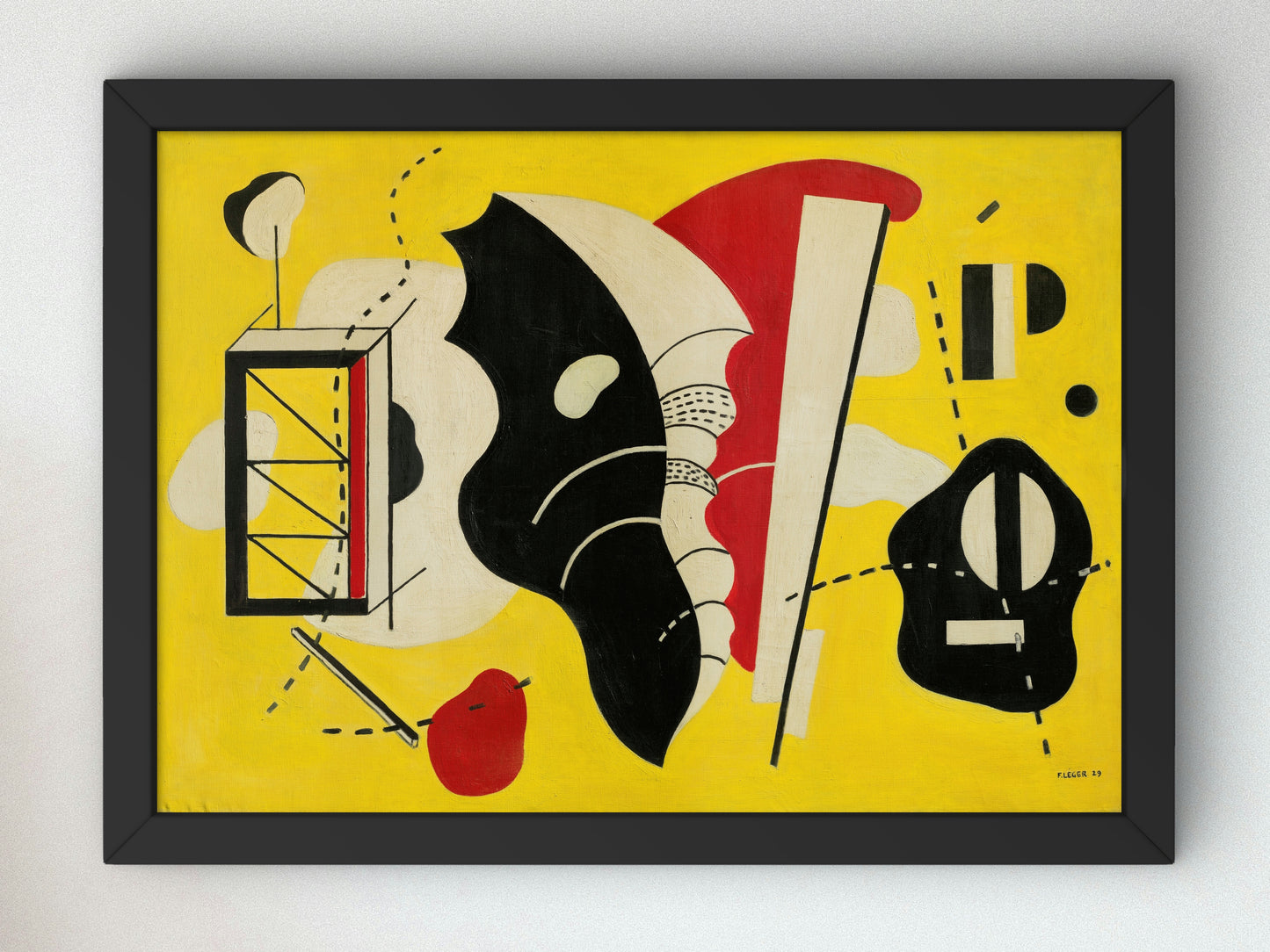 The Seashell by Fernand Léger 1929, Wall Art Print, Fine Art Reproduction, Museum Quality Decor, Poster
