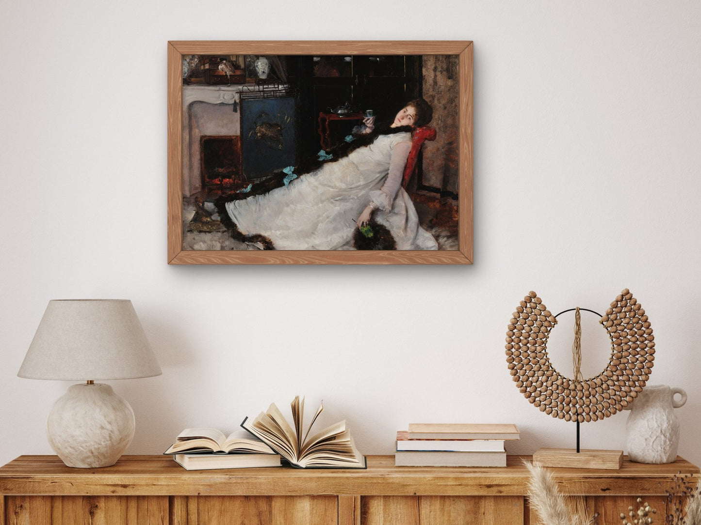 Resting by Ernest Ange Duez 1891, Wall Art Print, Fine Art Reproduction, Museum Quality Decor, Poster