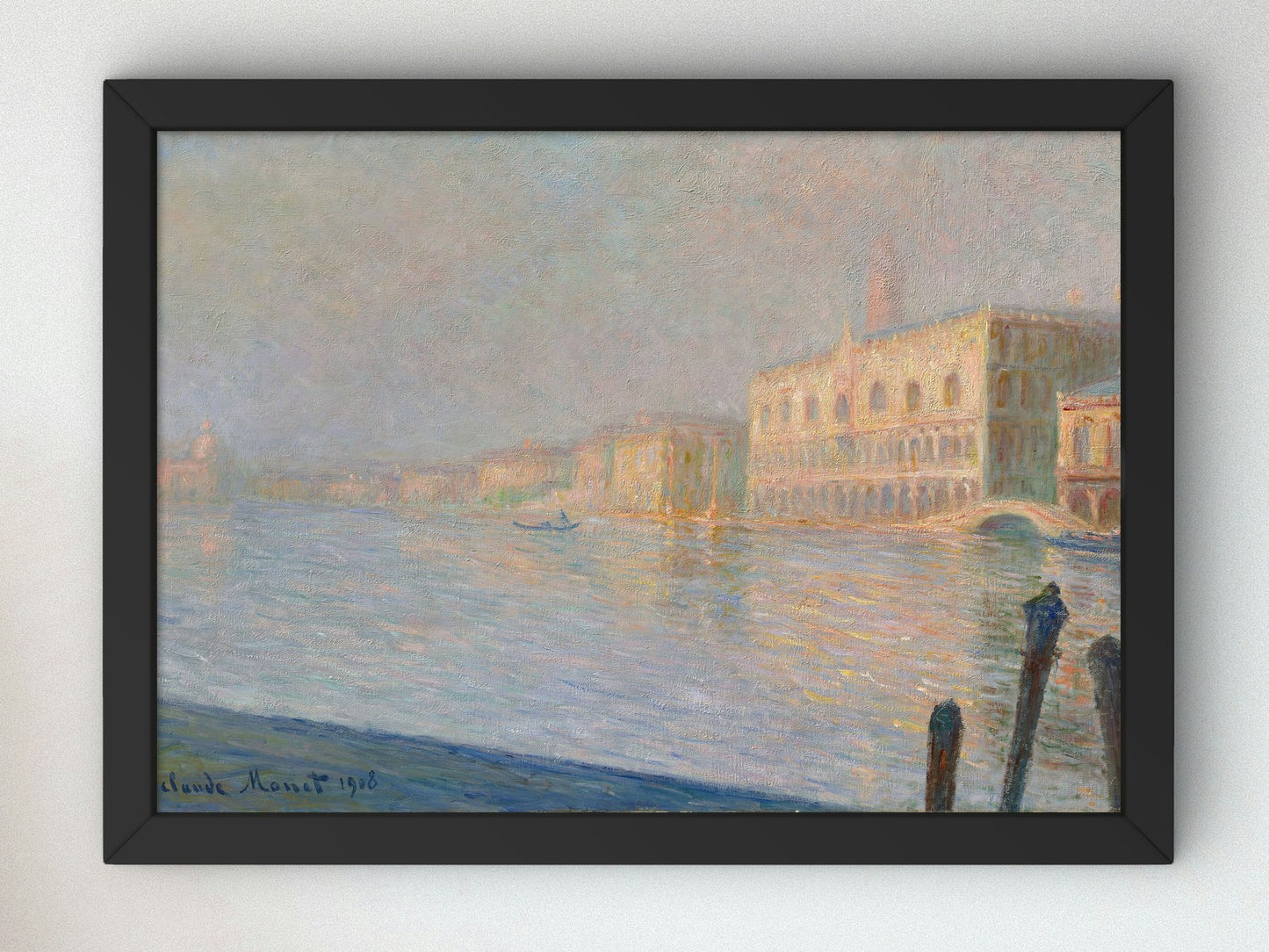 Palazzo Ducale by Claude Monet 1908, Wall Art Print, Fine Art Reproduction, Museum Quality Decor, Poster