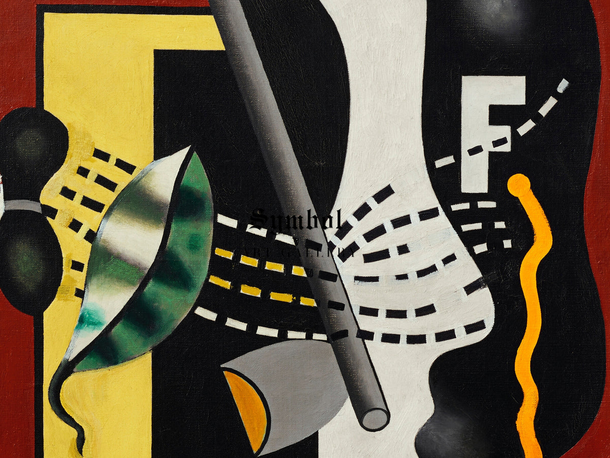 Still Life by Fernand Léger 1930, Wall Art Print, Fine Art Reproduction, Museum Quality Decor, Poster