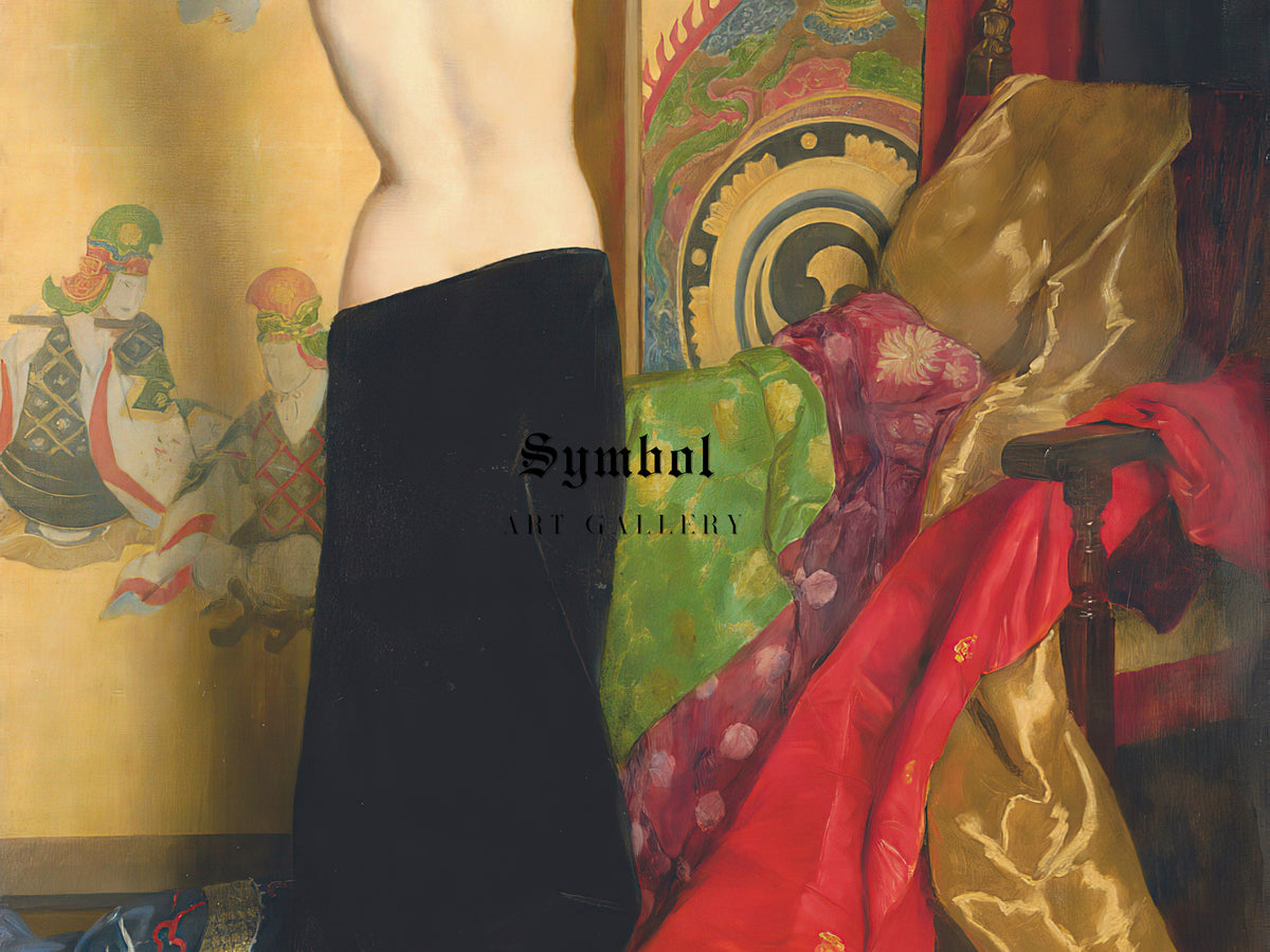 Pomps and Vanities by John Collier 1917, Wall Art Print, Fine Art Reproduction, Museum Quality Decor, Poster