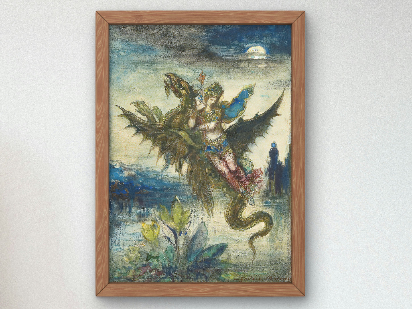 Dream of the Orient by Gustave Moreau, Wall Art Print, Fine Art Reproduction, Museum Quality Decor, Poster