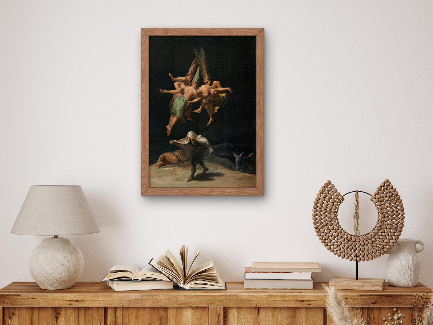 Witches' Flight by Francisco Goya 1798, Wall Art Print, Fine Art Reproduction, Museum Quality Decor, Poster
