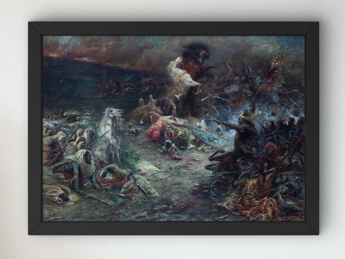 The Carnage by Georges Jules Victor Clairin 1890, Wall Art Print, Fine Art Reproduction, Museum Quality Decor, Poster