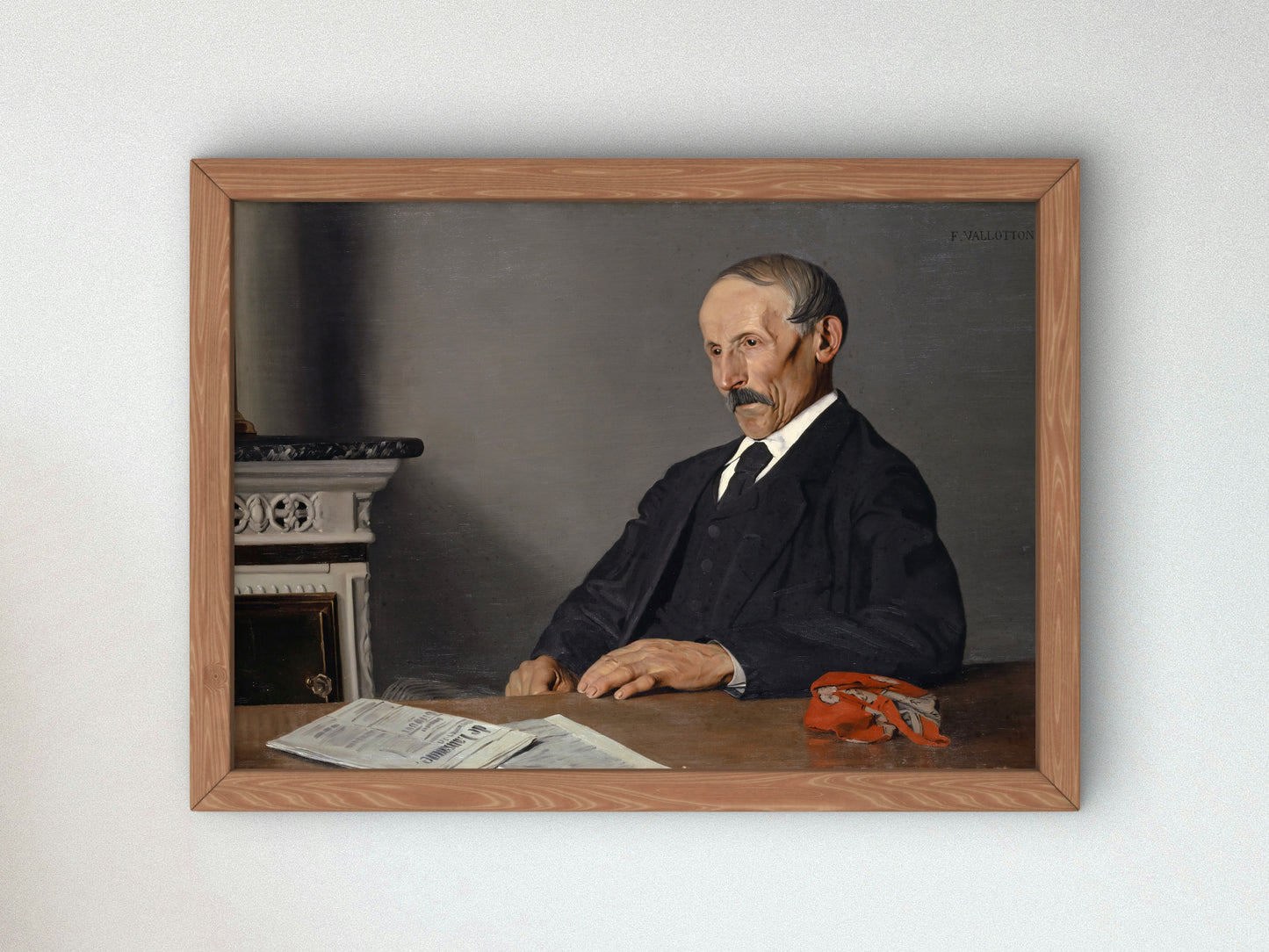 The Old Concierge by Félix Vallotton 1893, Wall Art Print, Fine Art Reproduction, Museum Quality Decor, Poster
