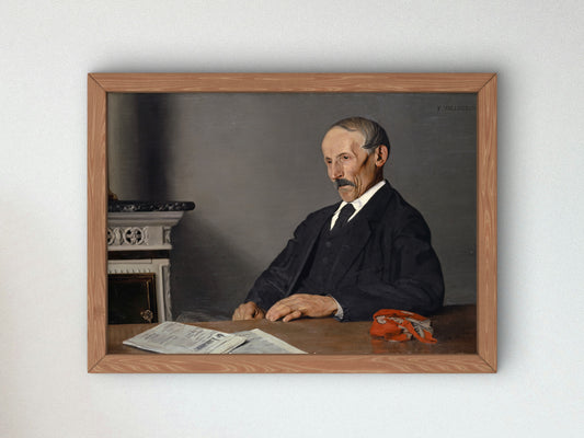 The Old Concierge by Félix Vallotton 1893, Wall Art Print, Fine Art Reproduction, Museum Quality Decor, Poster