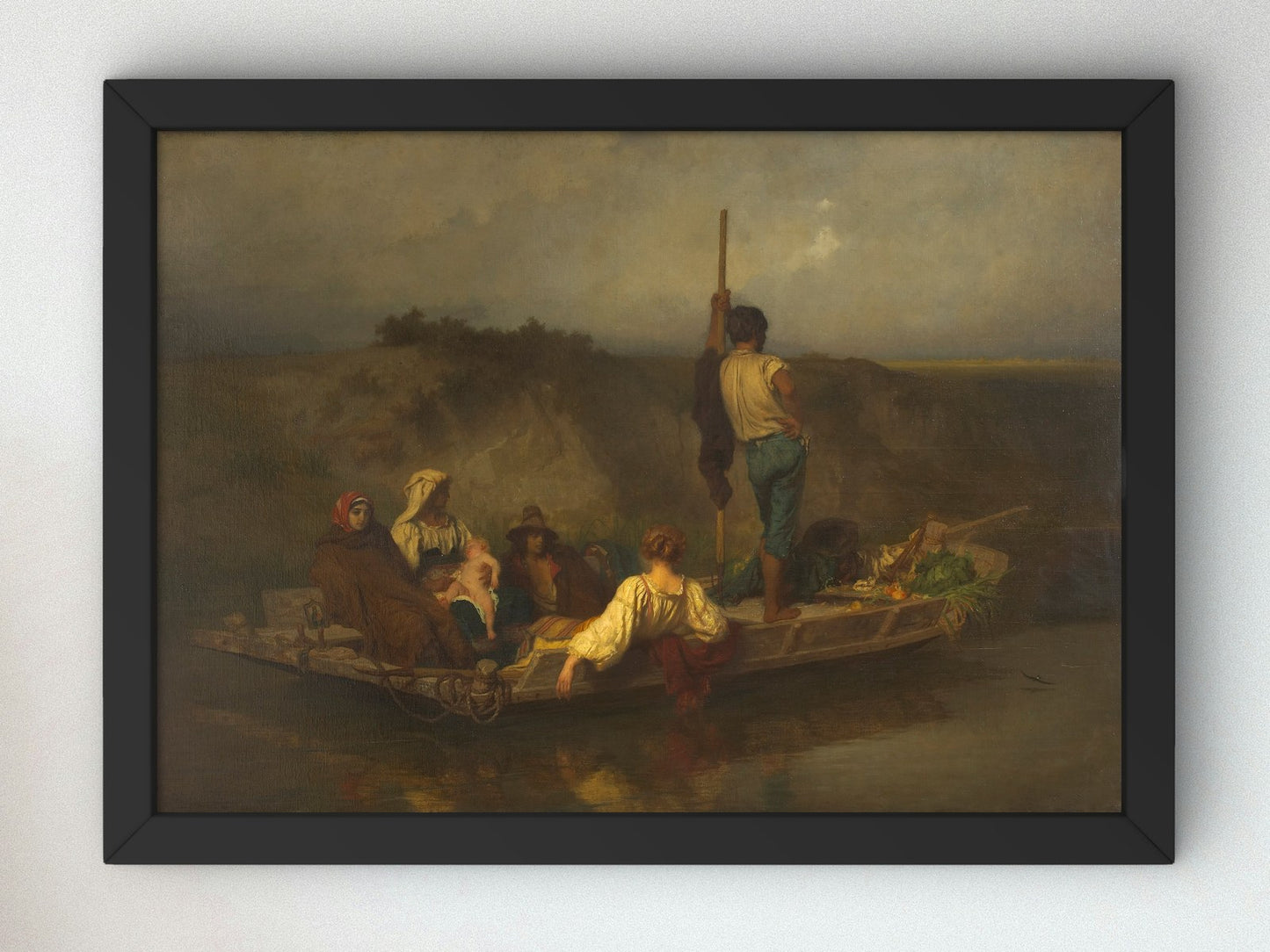 The Malaria by Ernest Hébert 1848, Wall Art Print, Fine Art Reproduction, Museum Quality Decor, Poster