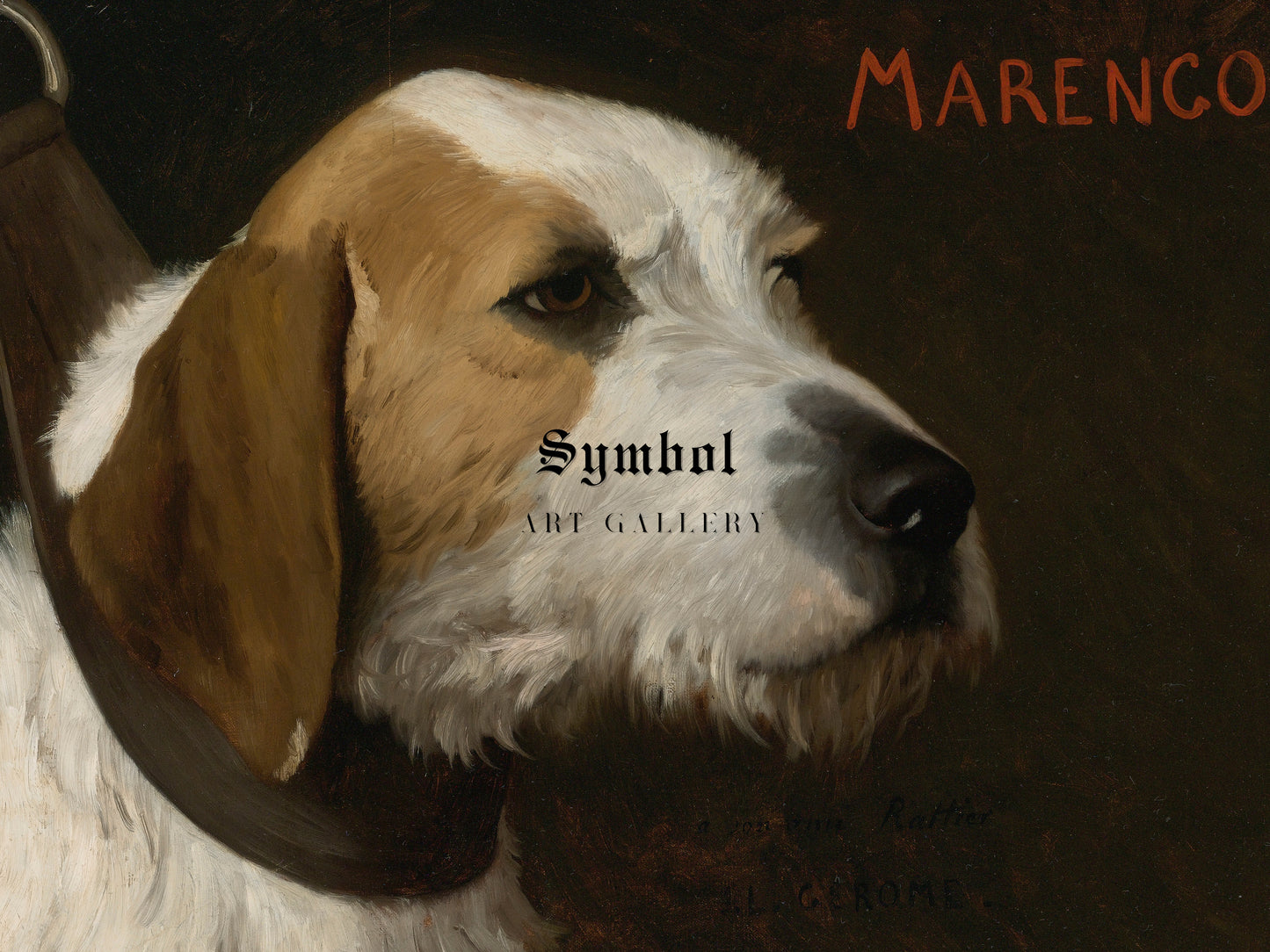 Marengo by Jean Léon Gérôme, Wall Art Print, Fine Art Reproduction, Museum Quality Decor, Poster