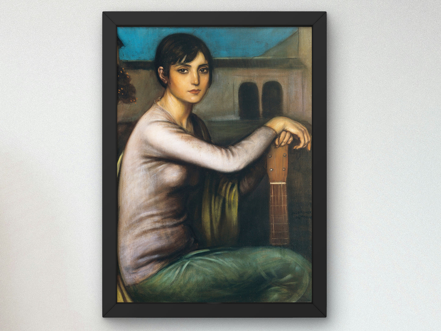 Andalusian Sadness by Julio Romero de Torres, Wall Art Print, Fine Art Reproduction, Museum Quality Decor, Poster