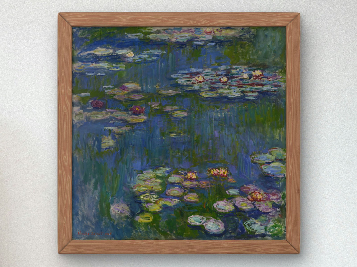 Water Lilies by Claude Monet 1916, Wall Art Print, Fine Art Reproduction, Museum Quality Decor, Poster