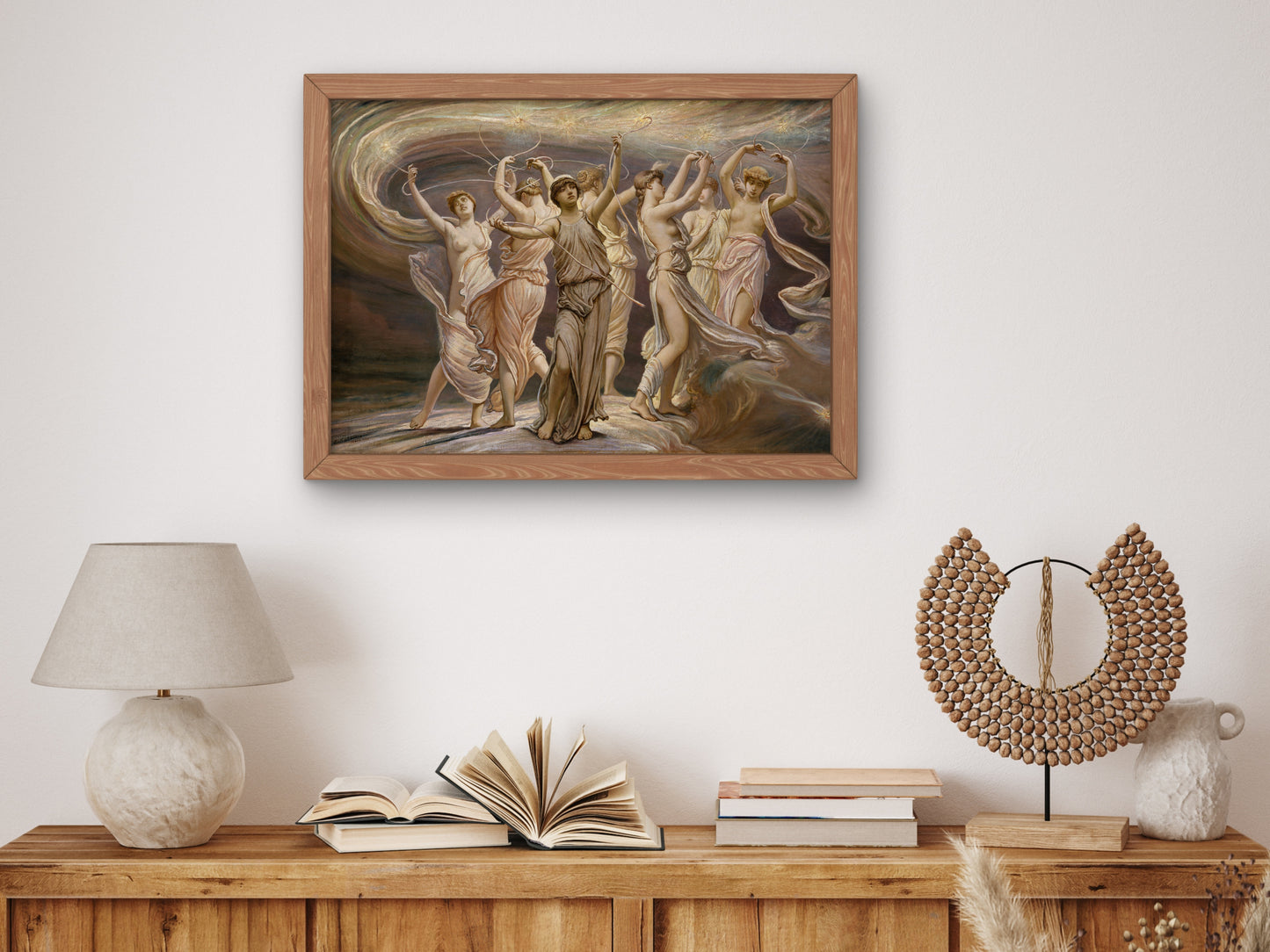 The Pleiades by Elihu Vedder 1885, Wall Art Print, Fine Art Reproduction, Museum Quality Decor, Poster
