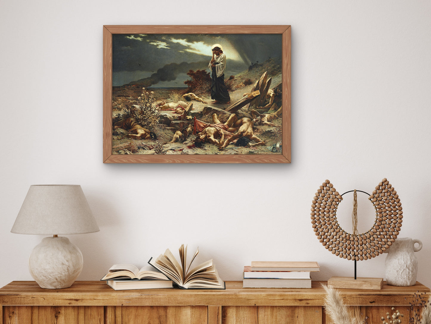 Love One Another by Henri Camille Danger, Wall Art Print, Fine Art Reproduction, Museum Quality Decor, Poster