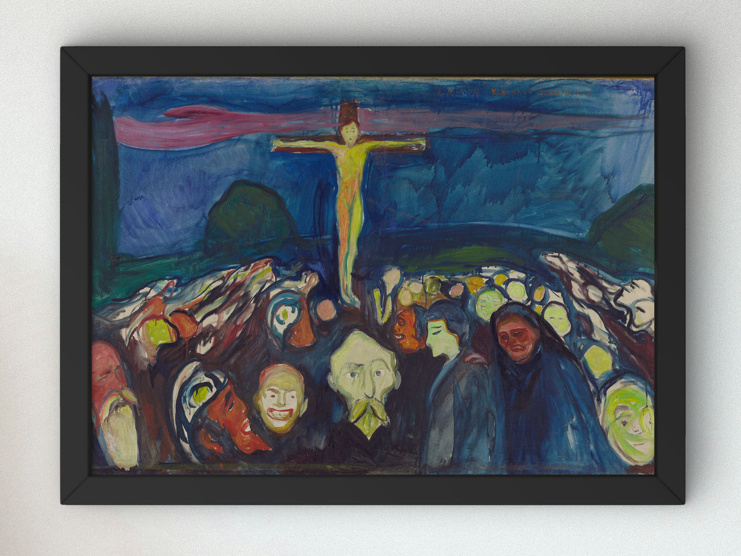 Golgotha by Edvard Munch 1900, Wall Art Print, Fine Art Reproduction, Museum Quality Decor, Poster