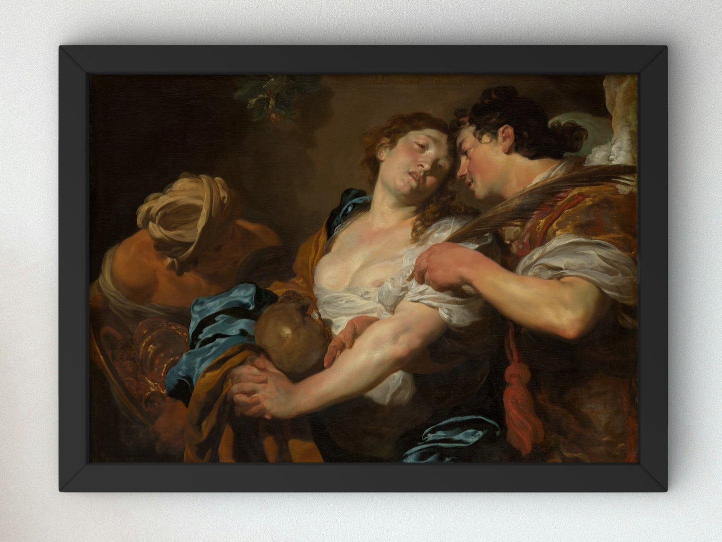 The Temptation of Saint Mary Magdalen by Johann Liss 1626, Wall Art Print, Fine Art Reproduction, Museum Quality Decor, Poster