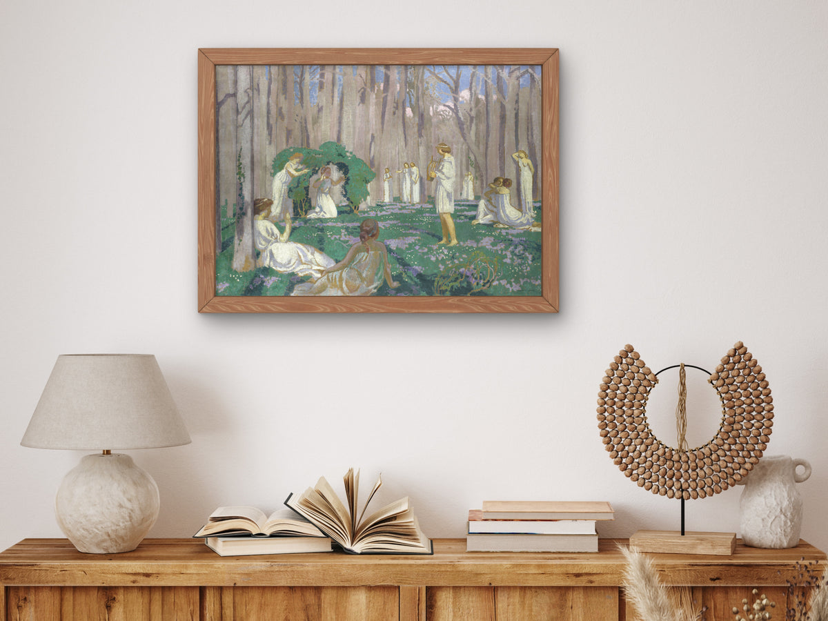 Orpheus and Eurydice by Maurice Denis 1910, Wall Art Print, Fine Art Reproduction, Museum Quality Decor, Poster