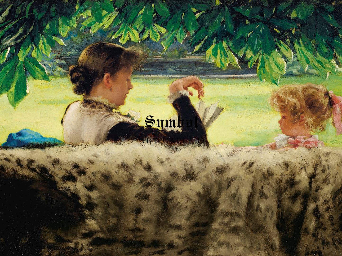 The Tale by James Tissot 1880, Wall Art Print, Fine Art Reproduction, Museum Quality Decor, Poster