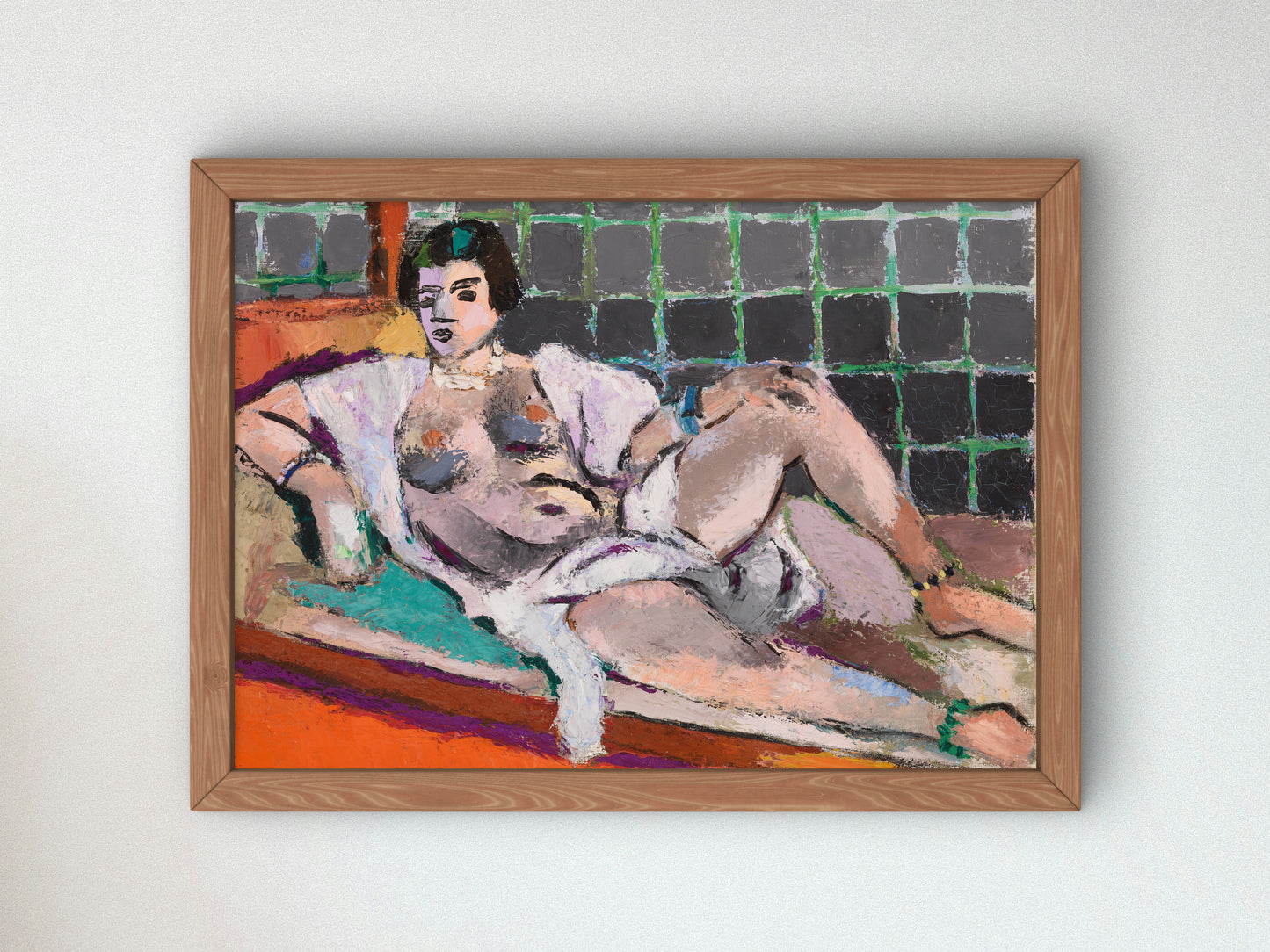 Reclining Odalisque by Henri Matisse 1928, Wall Art Print, Fine Art Reproduction, Museum Quality Decor, Poster