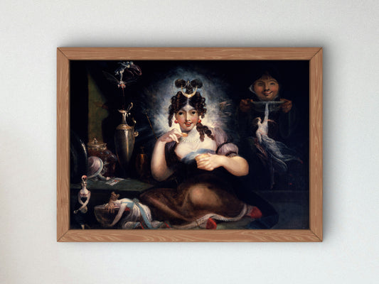 Faery Mab by Henry Fuseli 1815, Wall Art Print, Fine Art Reproduction, Museum Quality Decor, Poster