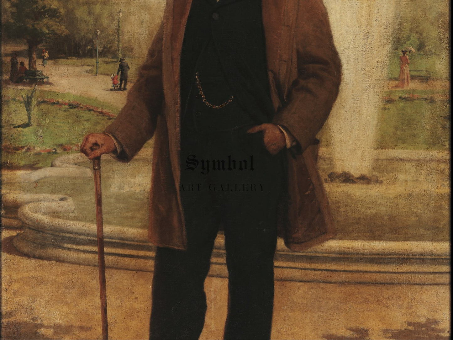 Portrait of Luigi Corti by Eleuterio Pagliano 1889, Wall Art Print, Fine Art Reproduction, Museum Quality Decor, Poster