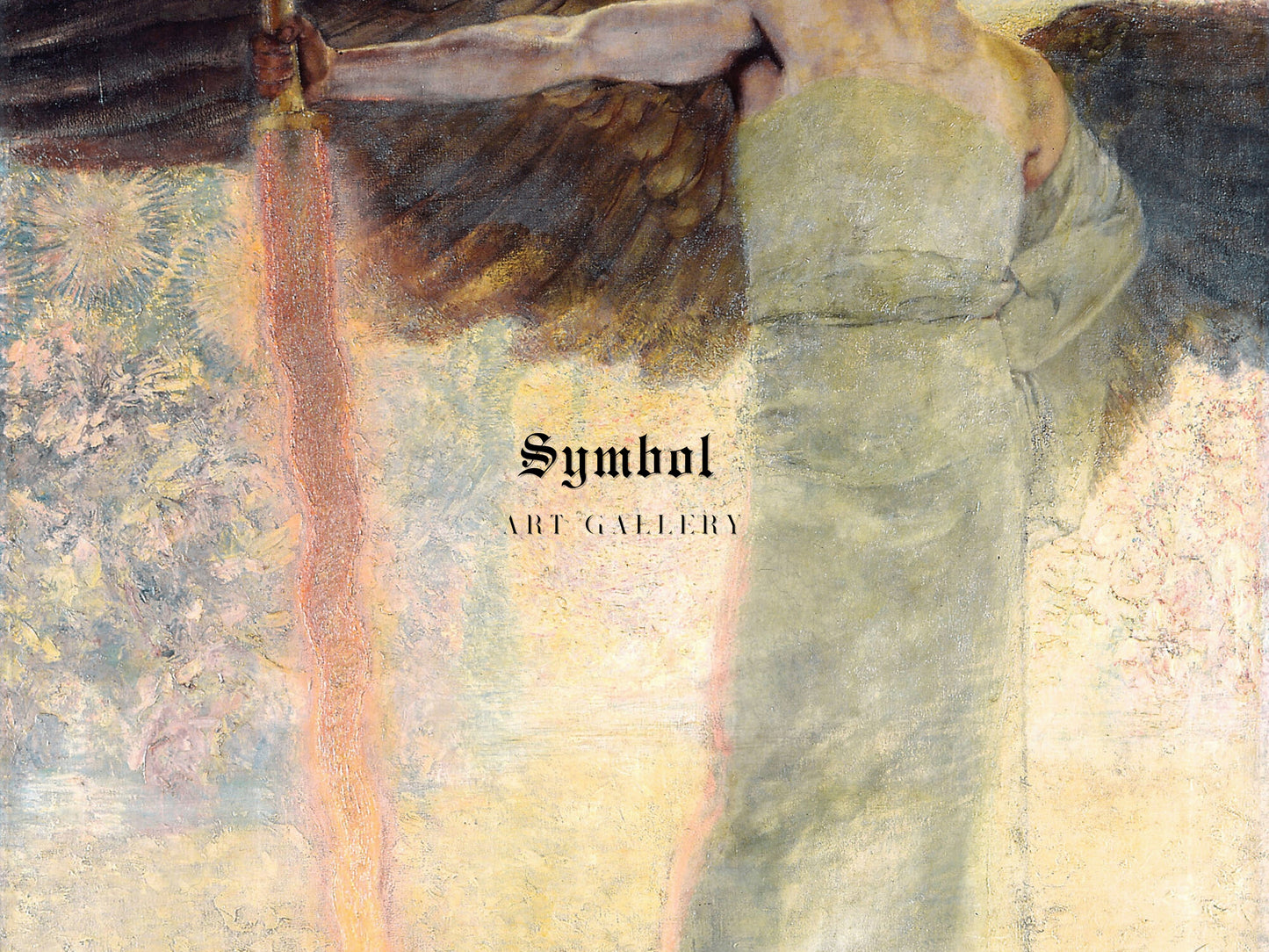 The Guardian of Paradise by Franz von Stuck 1889, Wall Art Print, Fine Art Reproduction, Museum Quality Decor, Poster