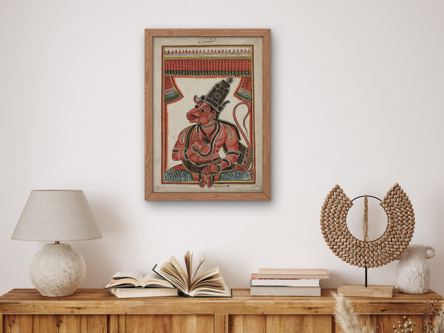 Sugriva by Unknown Indian artist 1720, Wall Art Print, Fine Art Reproduction, Museum Quality Decor, Poster