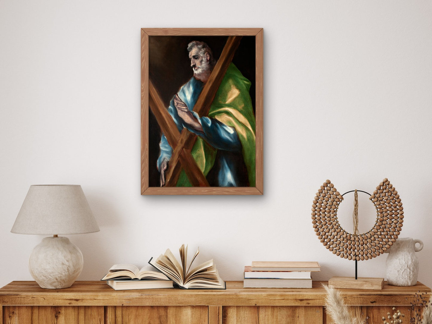 Saint Andrew by El Greco 1610, Wall Art Print, Fine Art Reproduction, Museum Quality Decor, Poster
