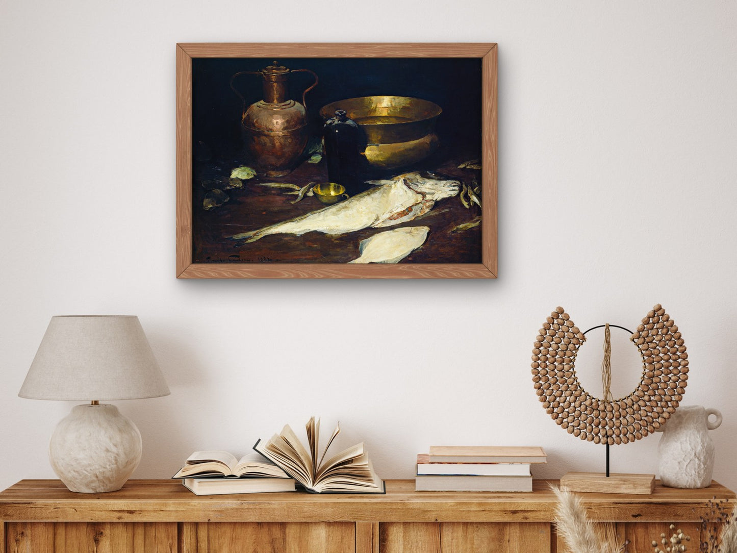 Still Life with Fish by Emil Carlsen 1882, Wall Art Print, Fine Art Reproduction, Museum Quality Decor, Poster