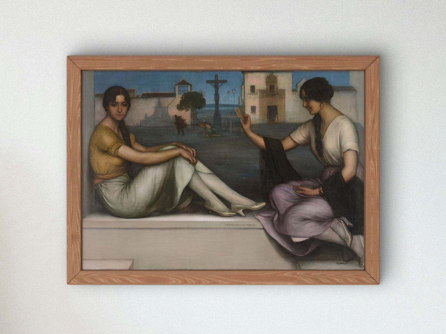 The Fortune Telling by Julio Romero de Torres 1922, Wall Art Print, Fine Art Reproduction, Museum Quality Decor, Poster