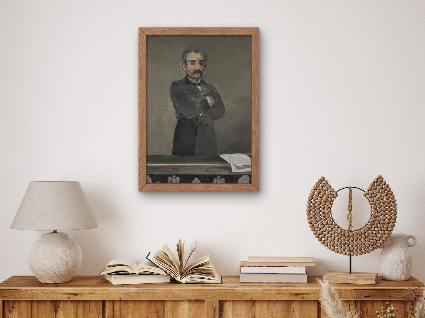 Portrait of Georges Clemenceau by Édouard Manet 1879, Wall Art Print, Fine Art Reproduction, Museum Quality Decor, Poster
