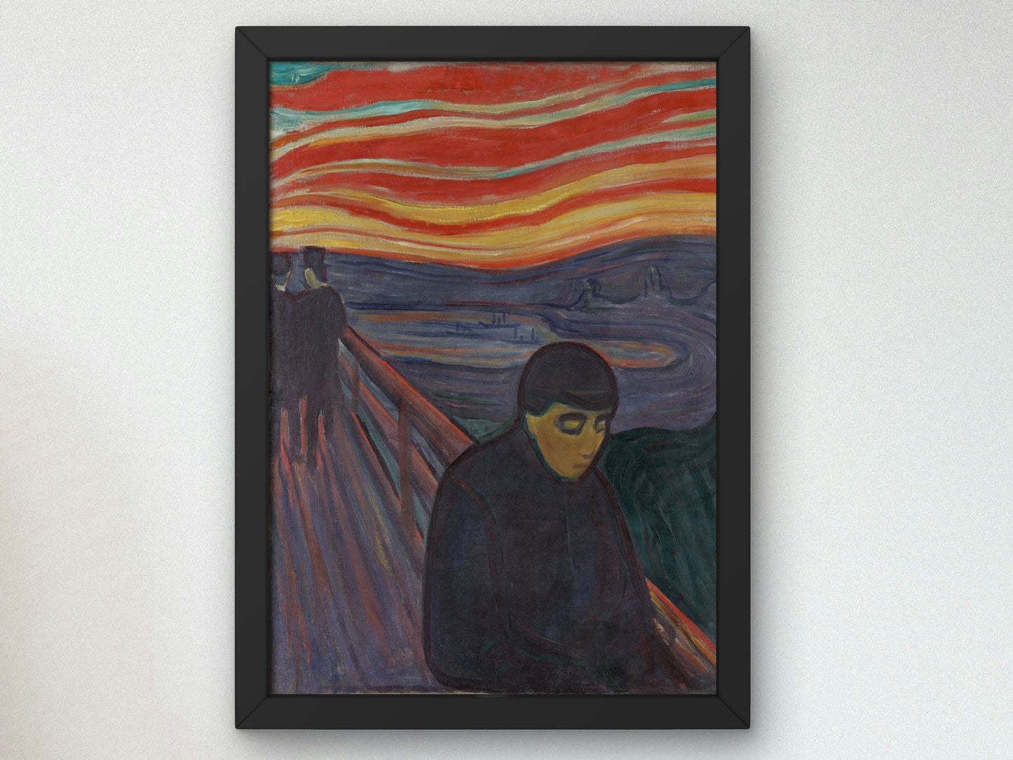 Despair by Edvard Munch 1894, Wall Art Print, Fine Art Reproduction, Museum Quality Decor, Poster