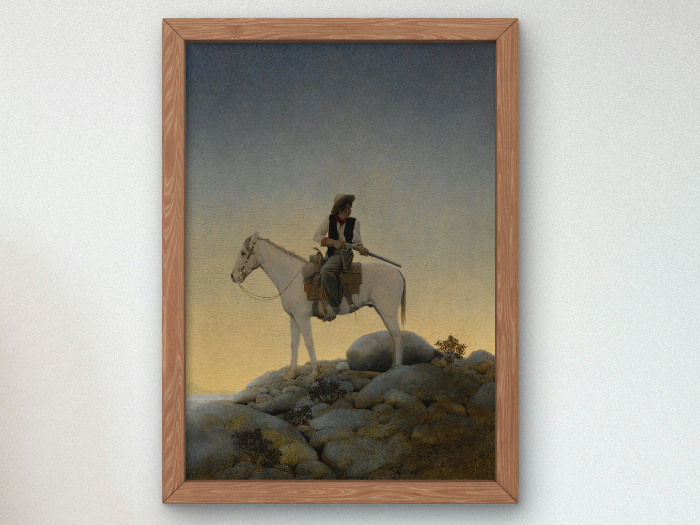 The Outlaw by Maxfield Parrish 1905, Wall Art Print, Fine Art Reproduction, Museum Quality Decor, Poster
