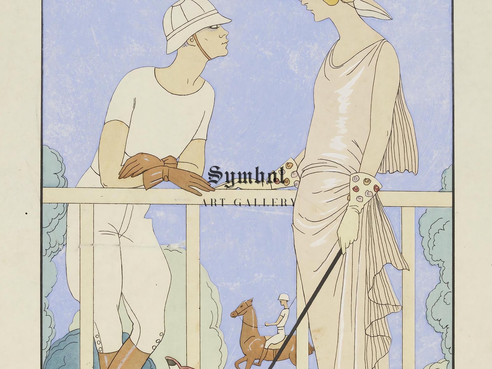 Falbalas et Fanfreluches by George Barbier, 1912, Art Deco and American Modernism, fine art print