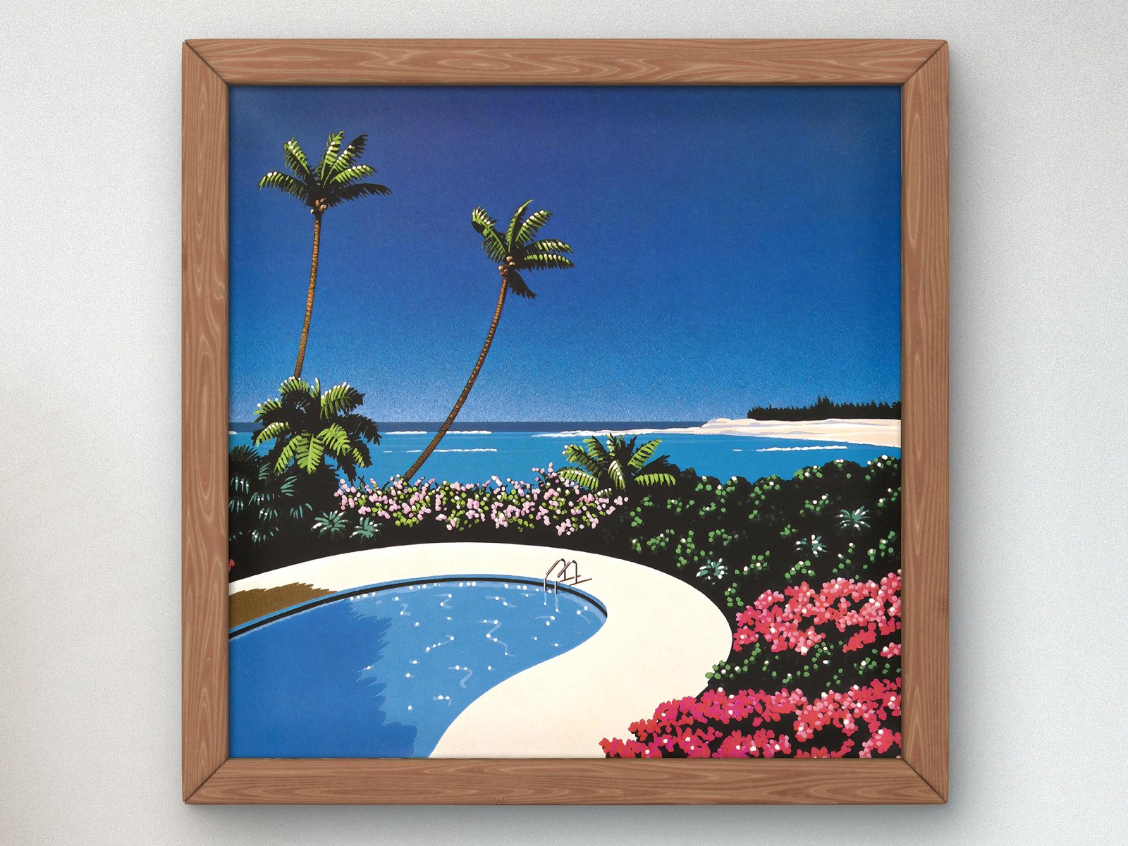Fall of Sound by Hiroshi Nagai, Vaporwave Synthwave art, fine art print