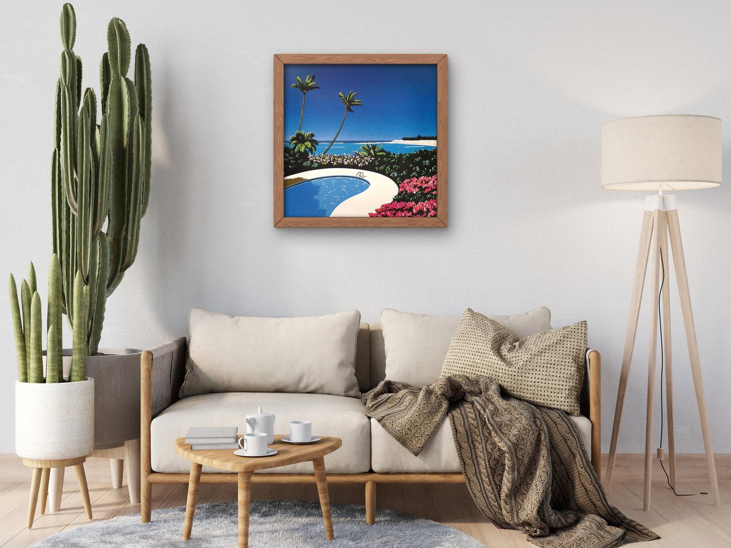 Fall of Sound by Hiroshi Nagai, Vaporwave Synthwave art, fine art print