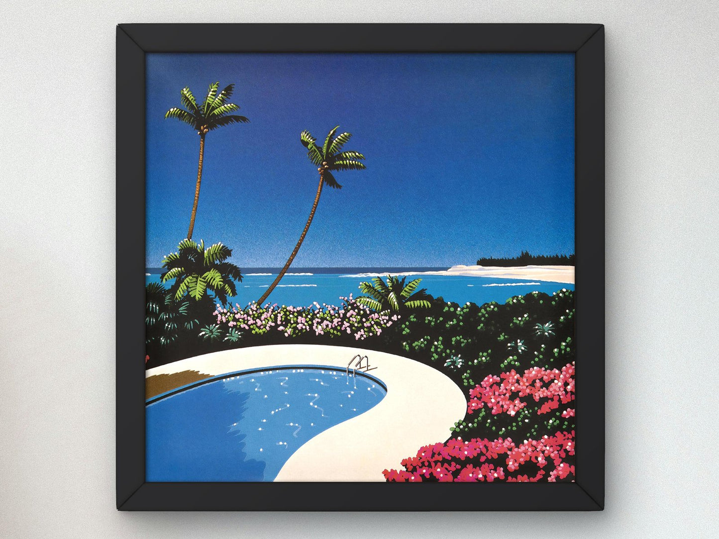 Fall of Sound by Hiroshi Nagai, Vaporwave Synthwave art, fine art print