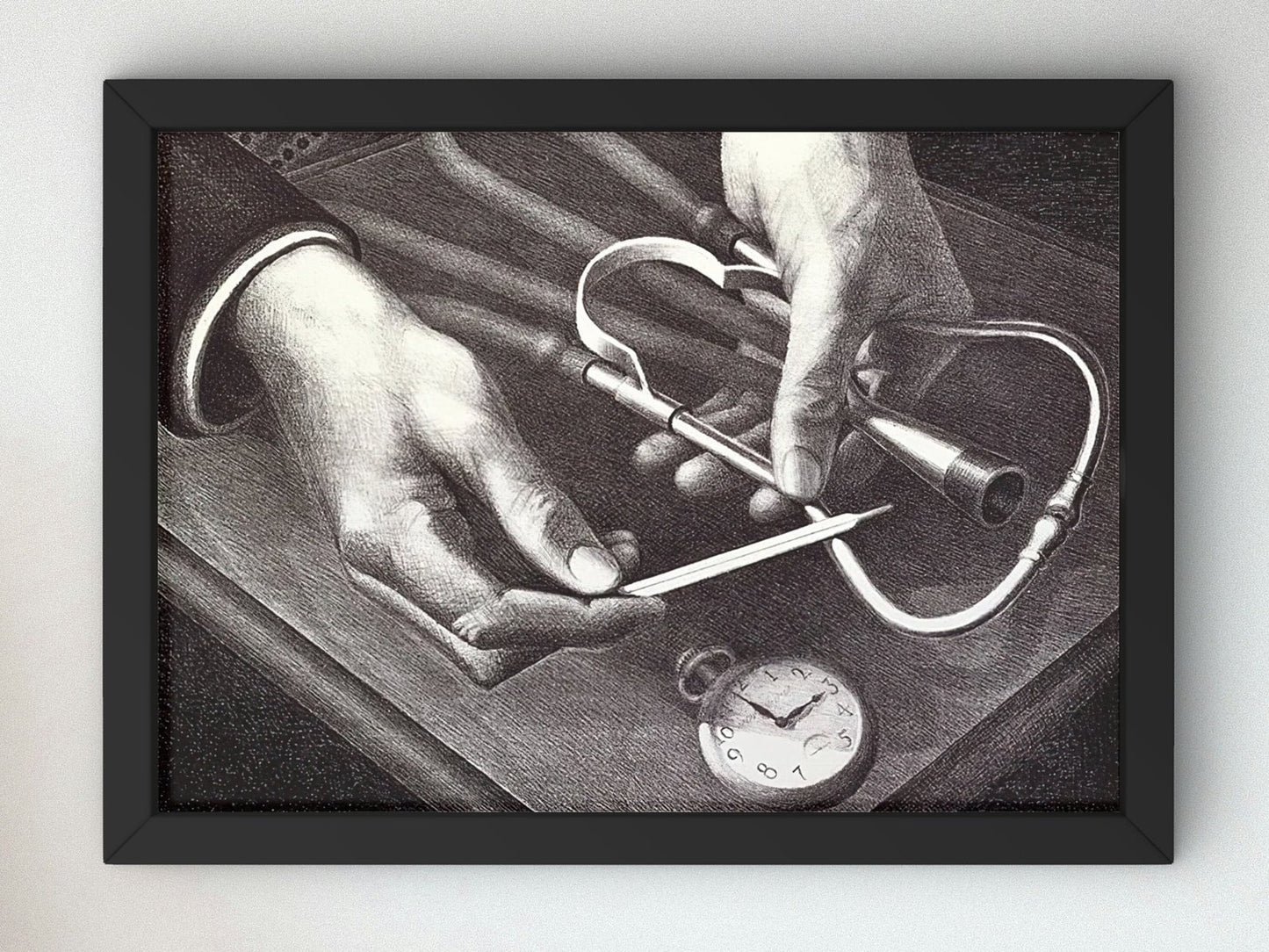 Family Doctor by Grant Wood, 1940, Art Deco and American Modernism, fine art print
