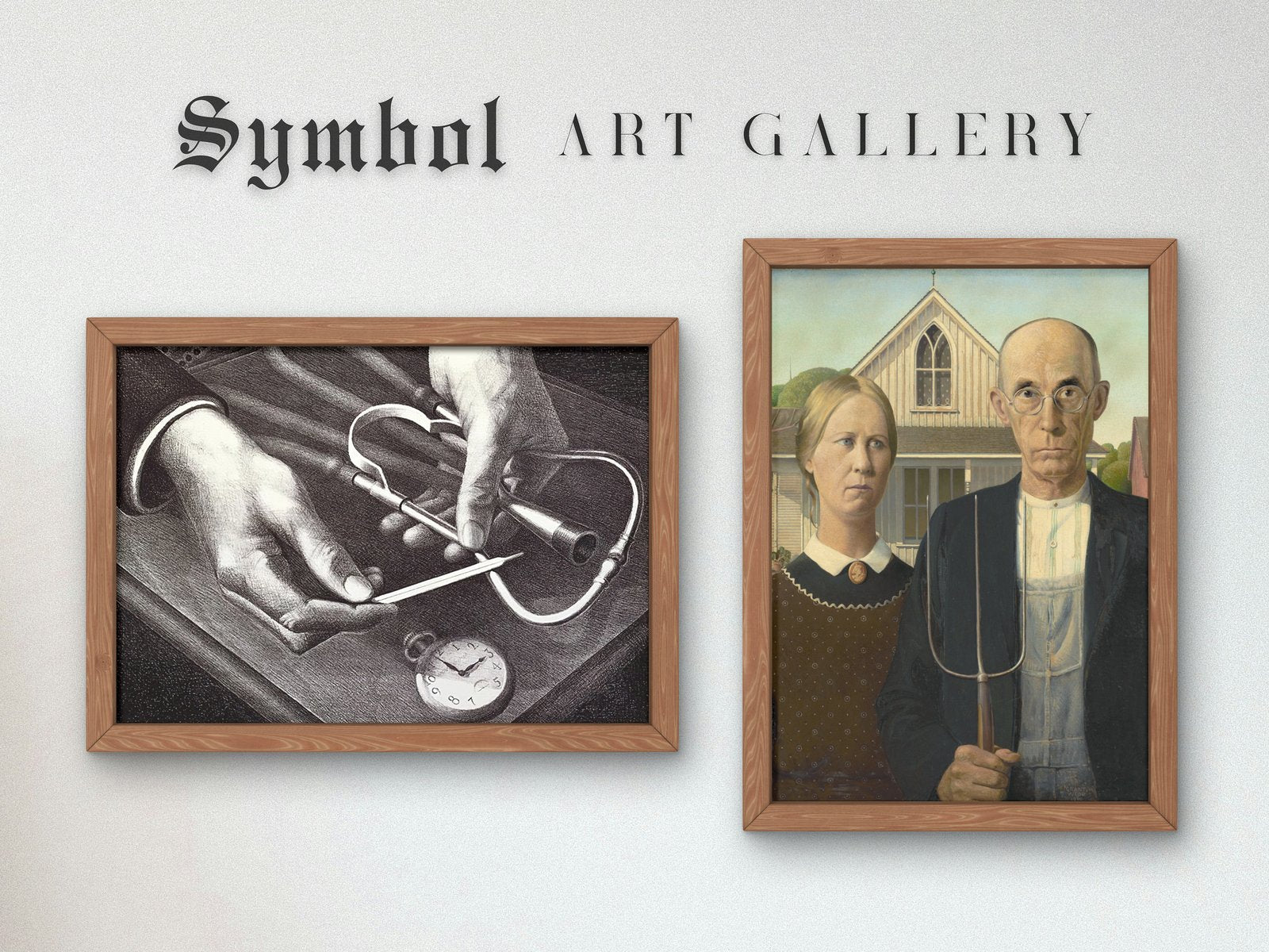 Family Doctor by Grant Wood, 1940, Art Deco and American Modernism, fine art print