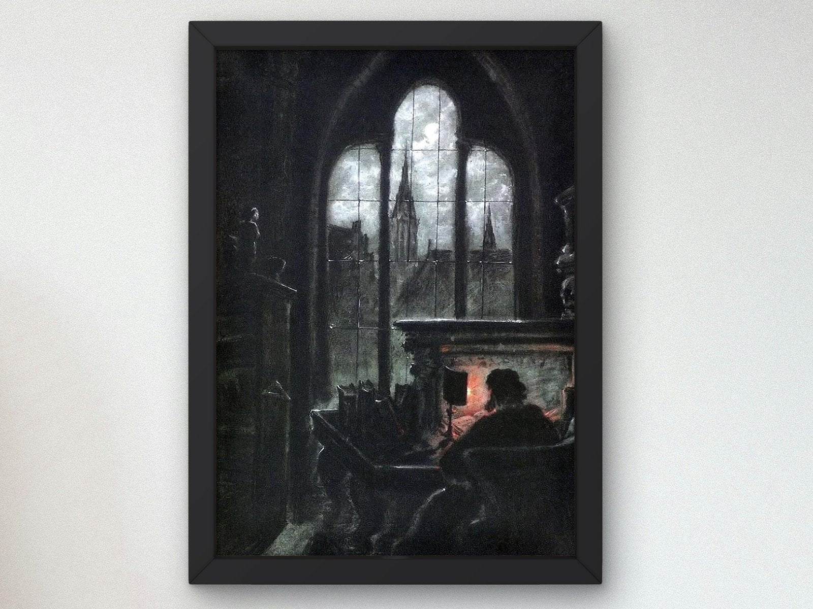 Faust In His Study by Carl Gustav Carus, 1852, Romanticism and Classical Landscapes, fine art print