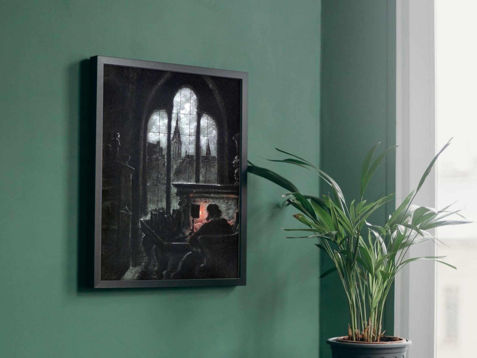 Faust In His Study by Carl Gustav Carus, 1852, Romanticism and Classical Landscapes, fine art print
