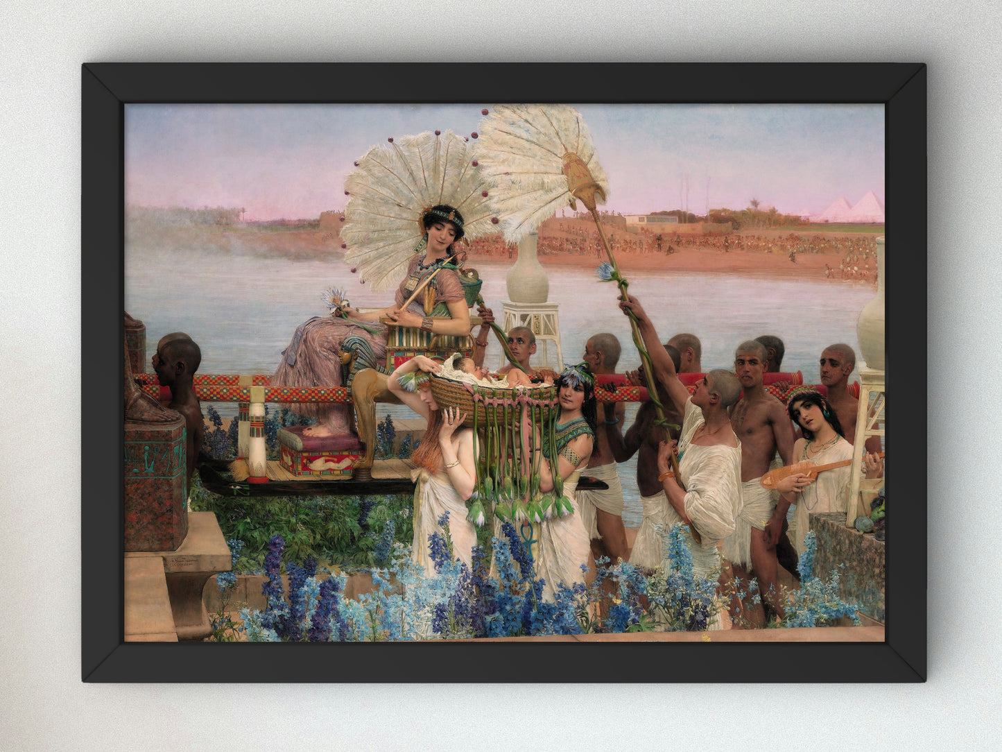 The Finding of Moses by Lawrence Alma Tadema 1904, Wall Art Print, Fine Art Reproduction, Museum Quality Decor, Poster