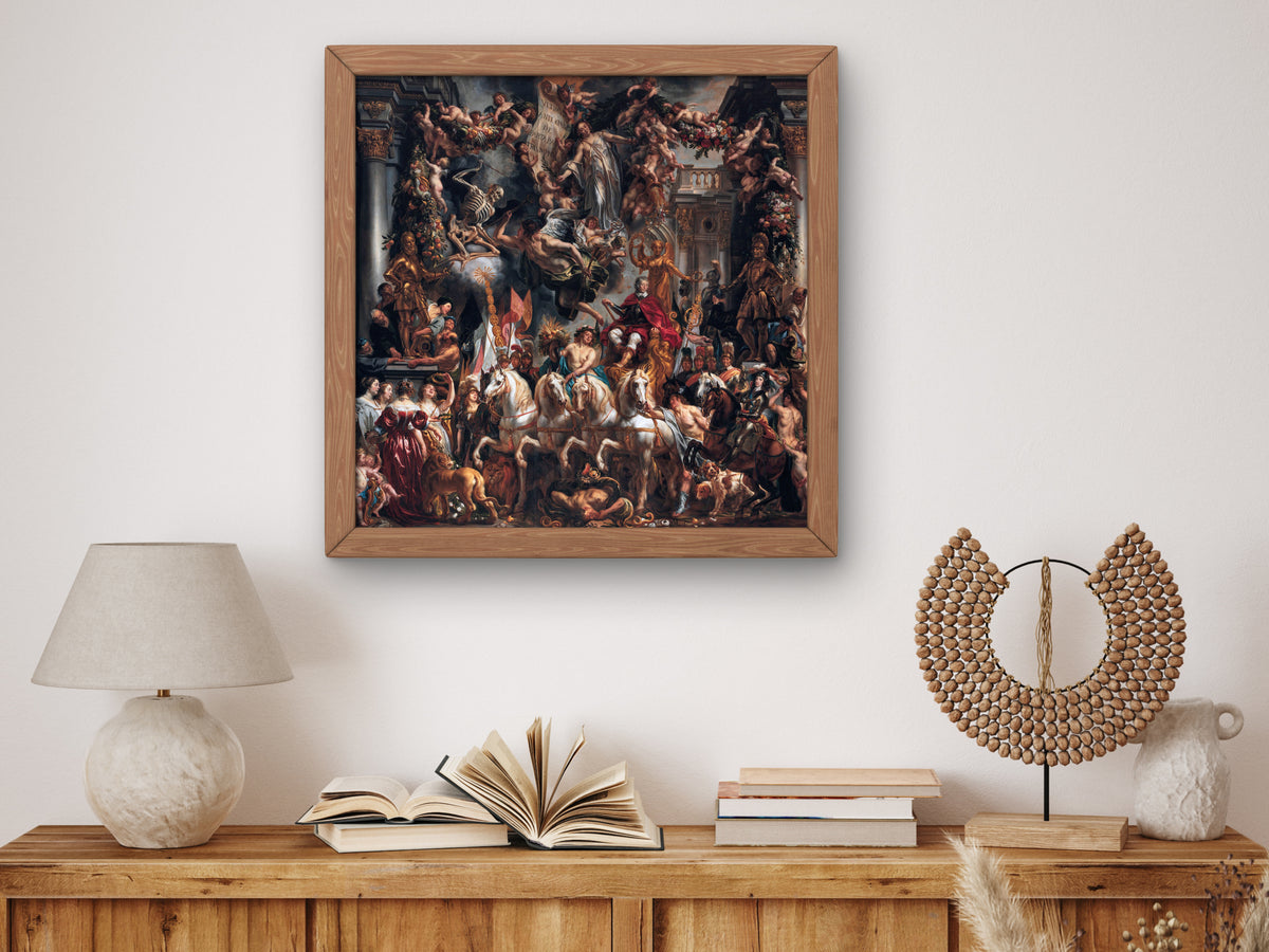 Triumph of Frederick Henry, Prince of Orange by Jacob Jordaens 1652, Wall Art Print, Fine Art Reproduction, Museum Quality Decor, Poster