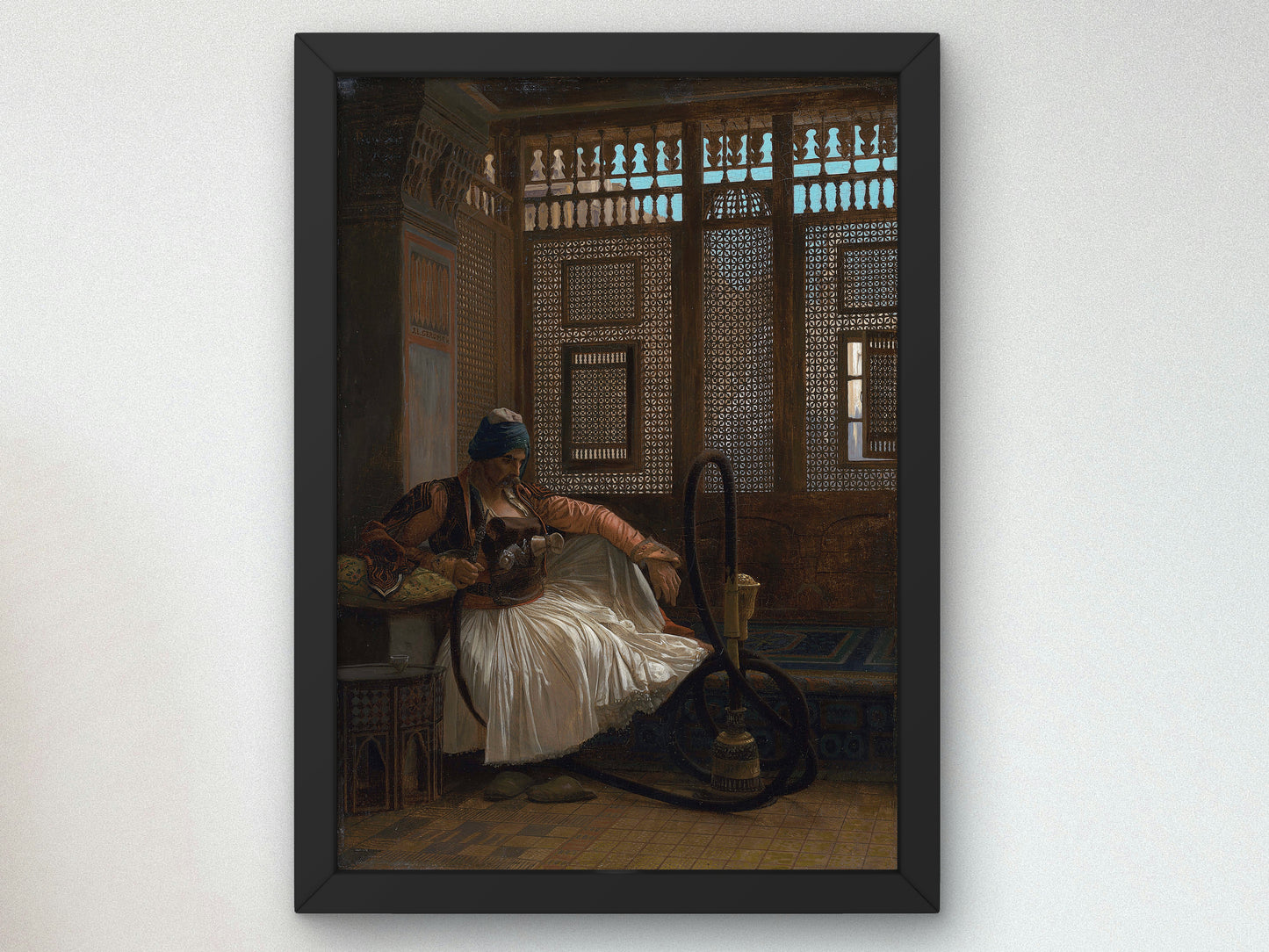 Arnaut Smoking by Jean Léon Gérôme, Wall Art Print, Fine Art Reproduction, Museum Quality Decor, Poster