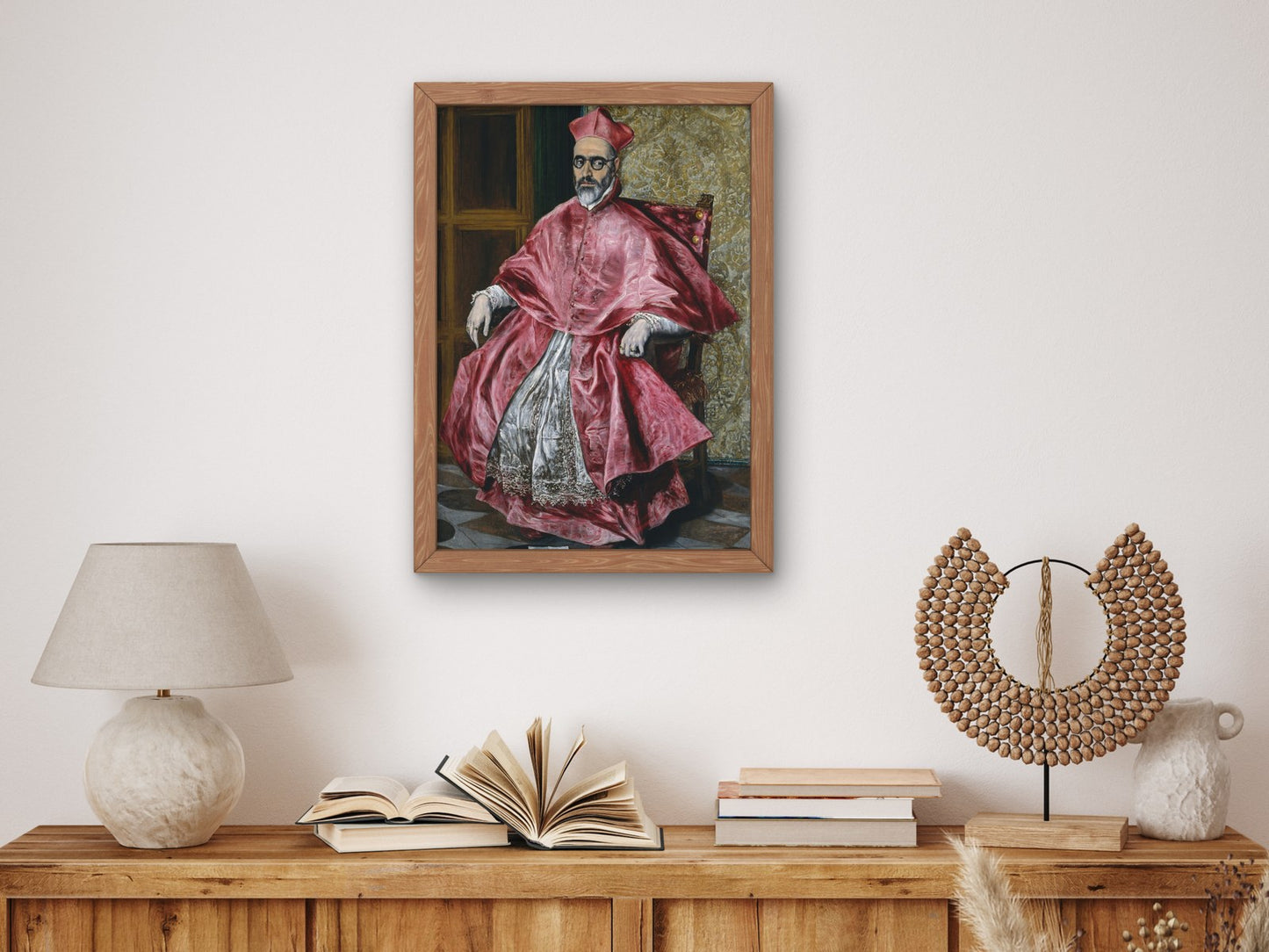 Cardinal Fernando Nino de Guevara by El Greco 1600, Wall Art Print, Fine Art Reproduction, Museum Quality Decor, Poster