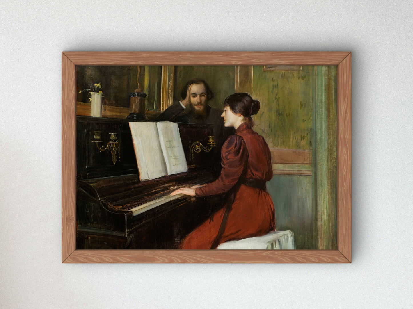 A Romance by Santiago Rusiñol 1894, Wall Art Print, Fine Art Reproduction, Museum Quality Decor, Poster