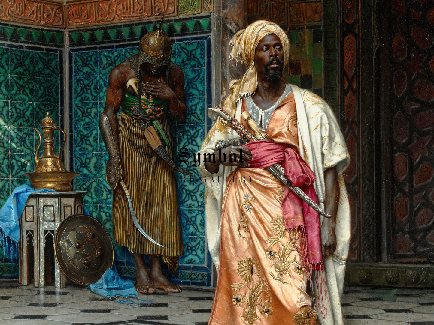 The Answer by Ludwig Deutsch 1883, Wall Art Print, Fine Art Reproduction, Museum Quality Decor, Poster
