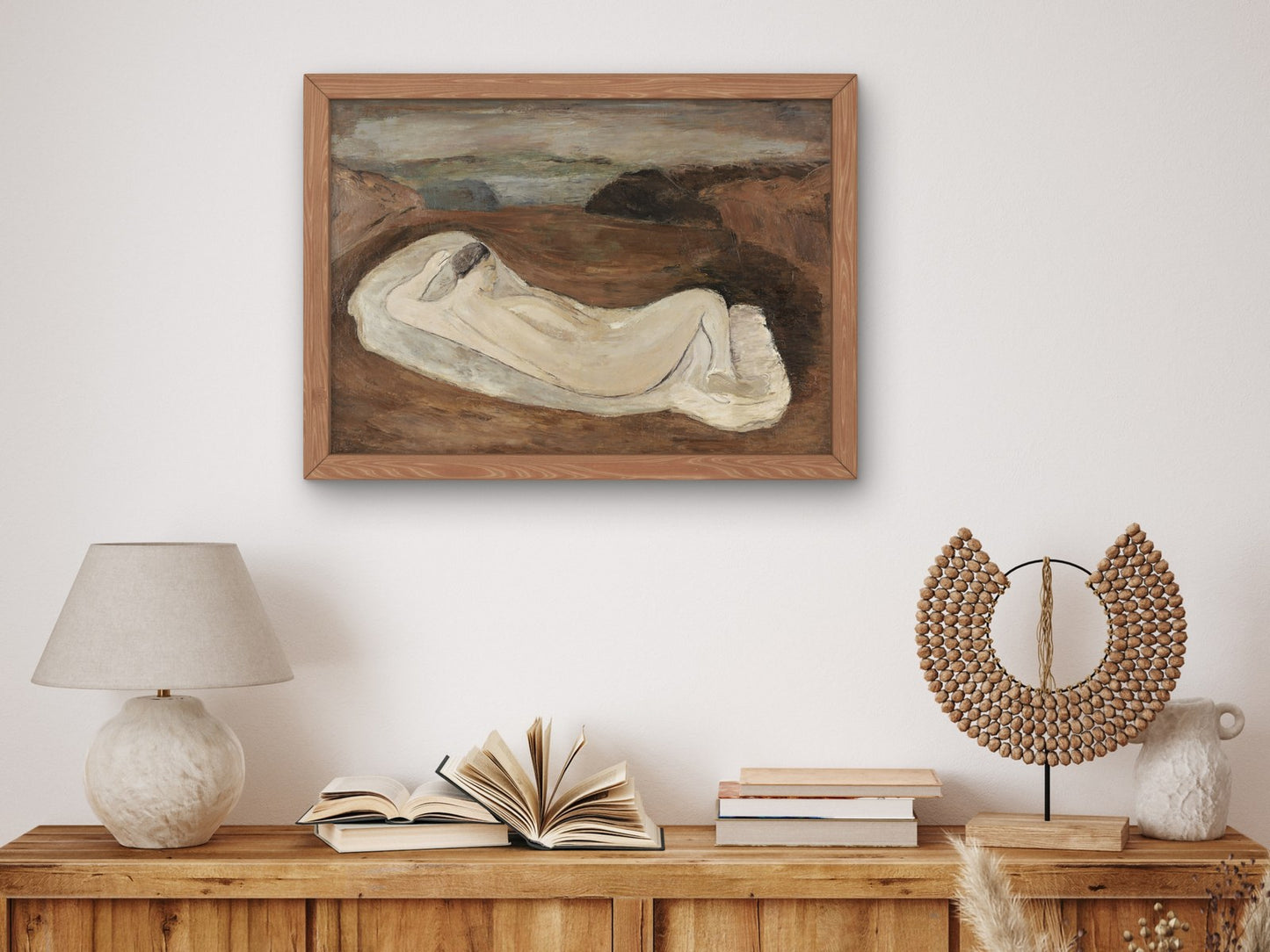 Female Nude by Aleksandrs Dreivins 1930, Wall Art Print, Fine Art Reproduction, Museum Quality Decor, Poster