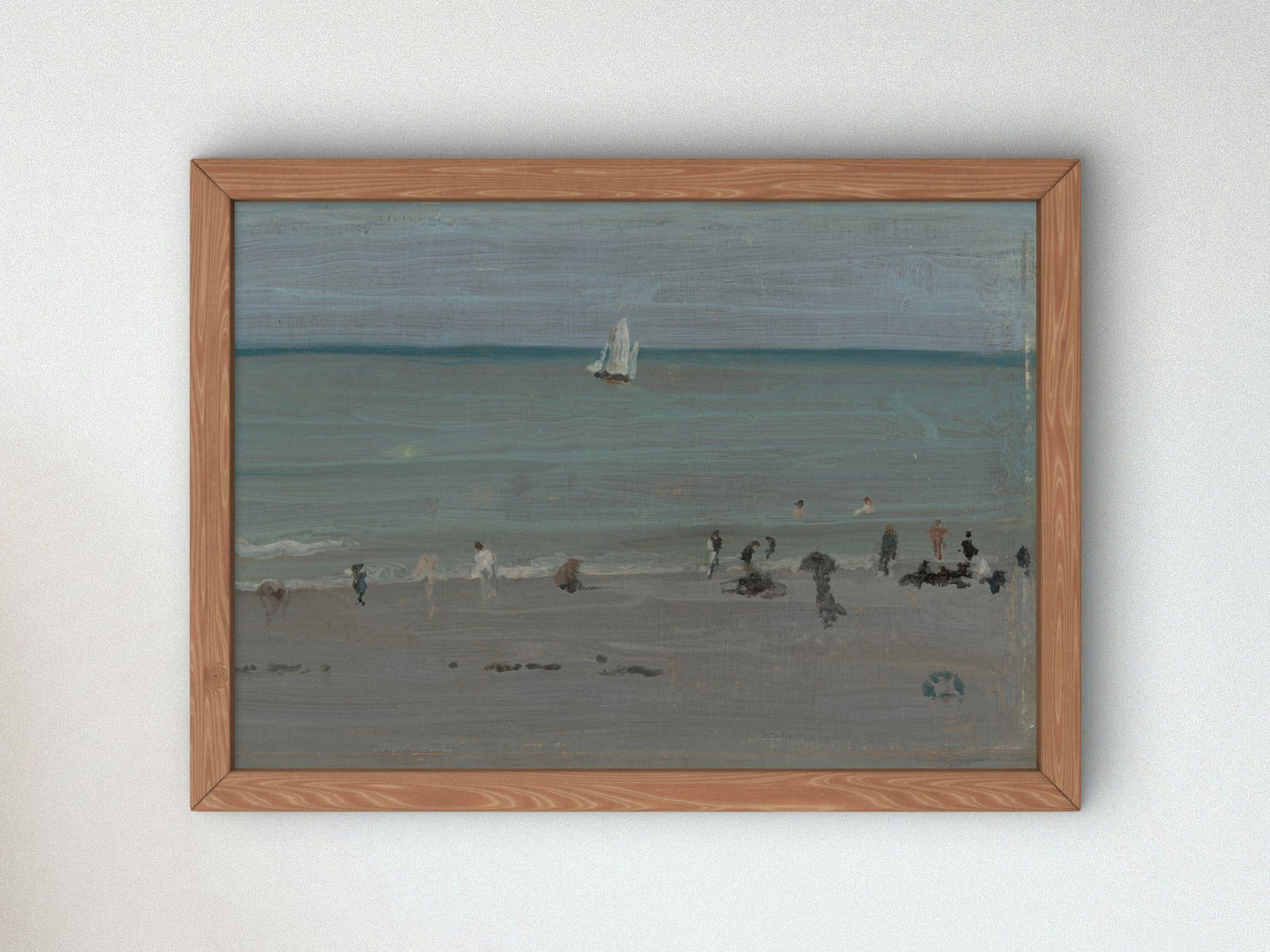 Coast Scene Bathers by James McNeill Whistler 1884, Wall Art Print, Fine Art Reproduction, Museum Quality Decor, Poster