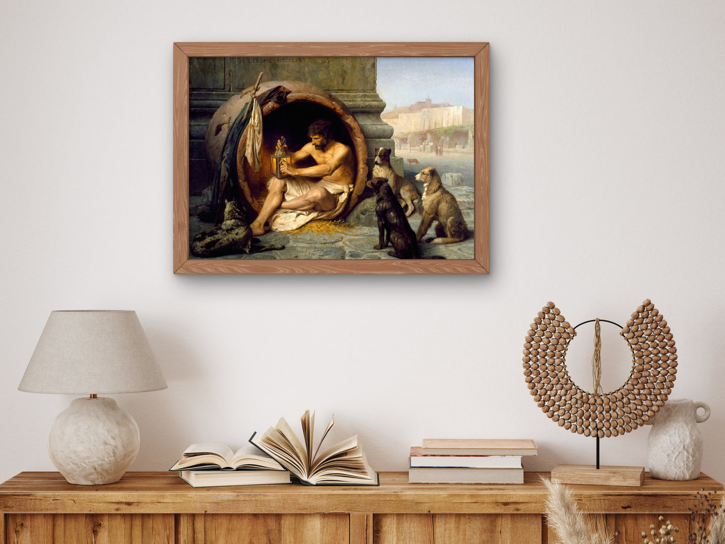 Diogenes by Jean Léon Gérôme 1860, Wall Art Print, Fine Art Reproduction, Museum Quality Decor, Poster